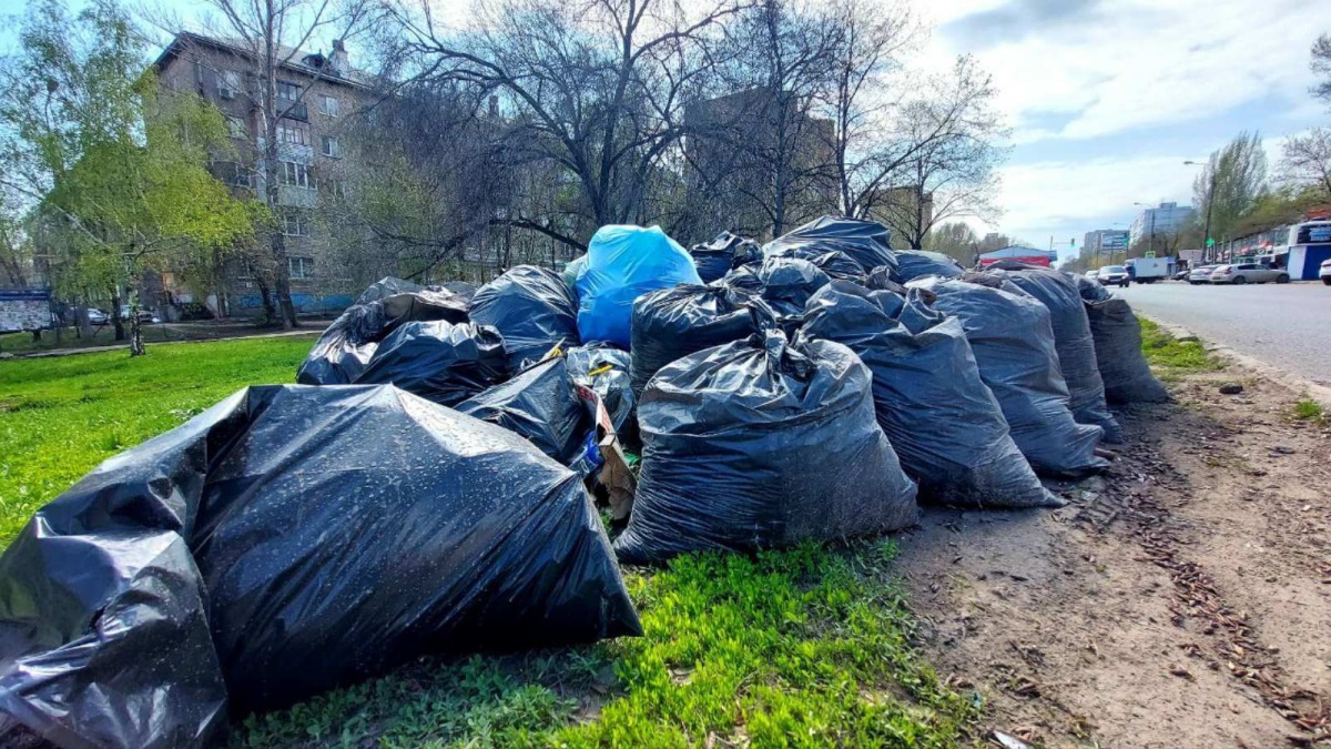 Вывоз и утилизация мусора после субботника в Тихорецке в октябре