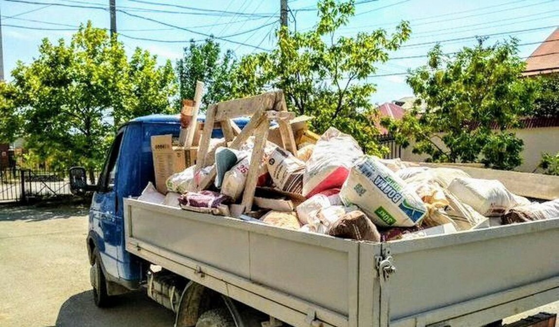 Вывоз мусора Газелью в Тихорецке в октябре